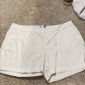 White shorts from Old Navy